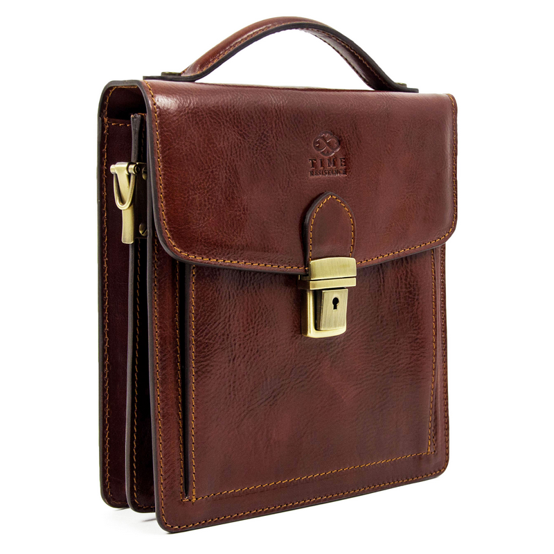 Small Leather Briefcase - Walden Briefcase Time Resistance   