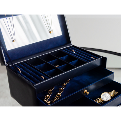 Leather Jewelry Box - Beloved Accessories Time Resistance   