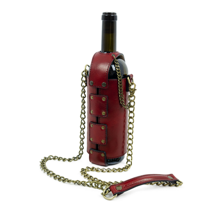 Leather Wine Tote - Saving Grapes Accessories Time Resistance   