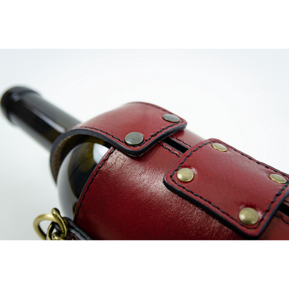 Leather Wine Tote - Saving Grapes Accessories Time Resistance   