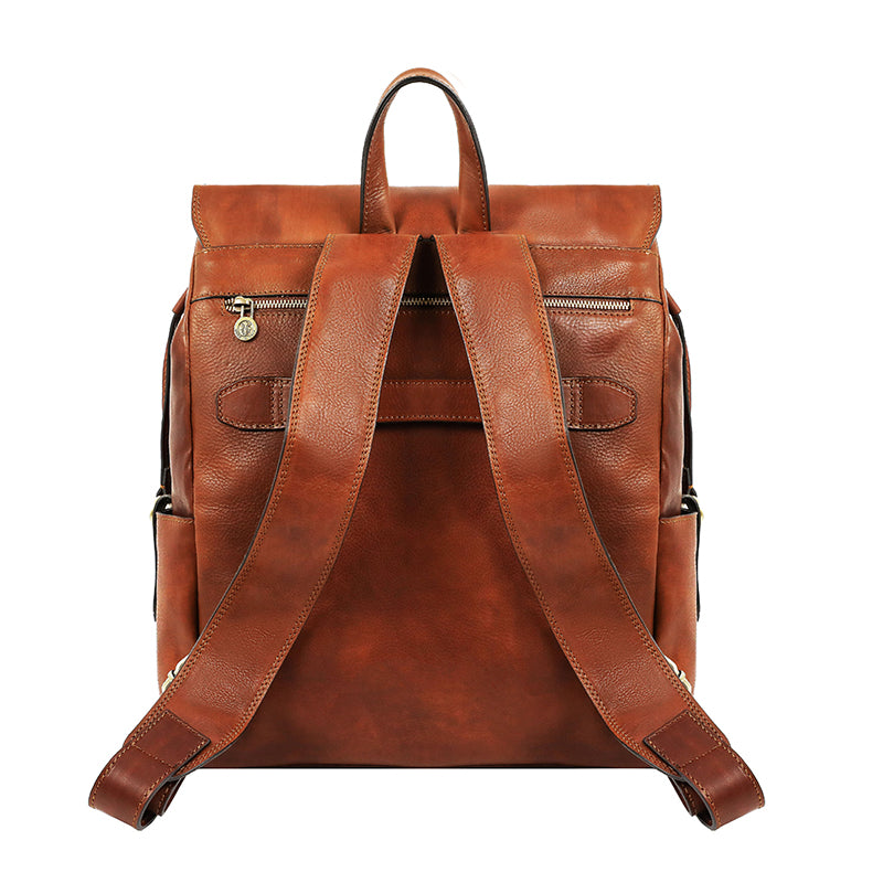 Leather Backpack - The Good Earth Backpack Time Resistance   