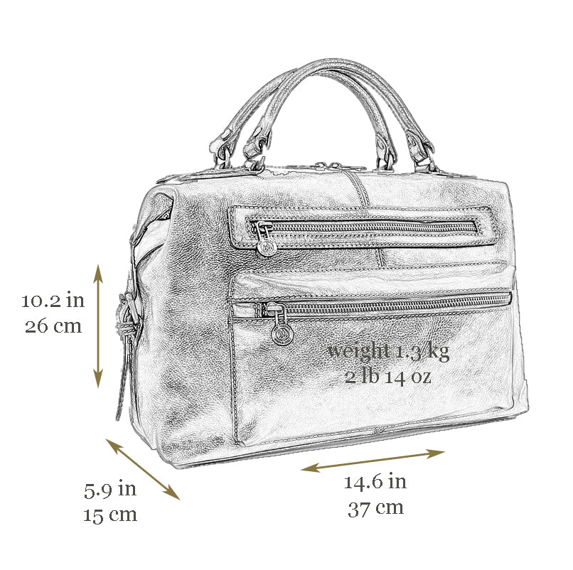 Brown Leather Bag - East of Eden Briefcase Time Resistance   