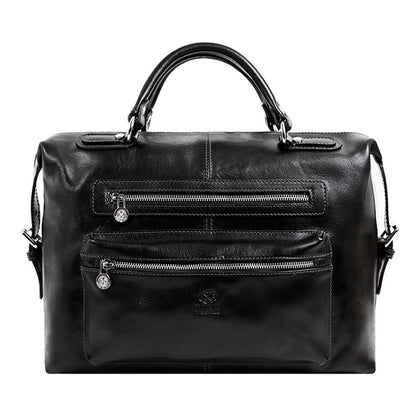 Brown Leather Bag - East of Eden Briefcase Time Resistance Black  