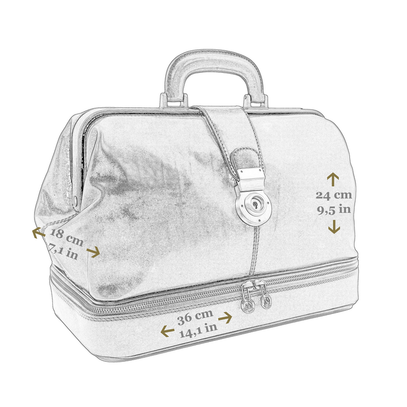 Leather Doctor Bag - Northern Lights Doctor Bag Time Resistance   