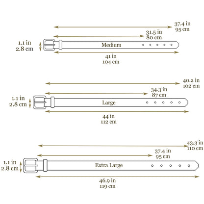 Brown Leather Belt - Sons and Lovers Accessories Time Resistance   