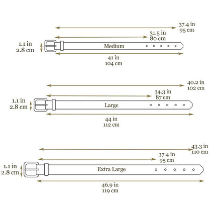 Brown Leather Belt - Sons and Lovers Accessories Time Resistance   
