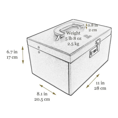 Large Leather Jewelry Box - The Portrait of a Lady Accessories Time Resistance   