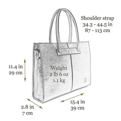 Leather Handbag Shoulder Bag - Anna Karenina For Women Time Resistance   