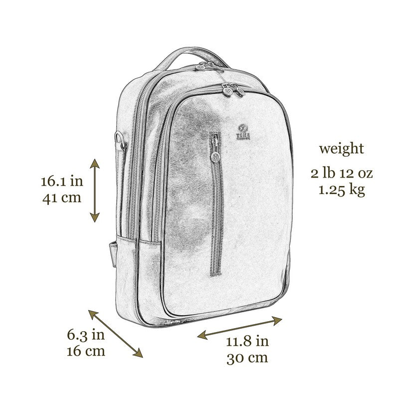 Leather Backpack - The Overstory Backpack Time Resistance   