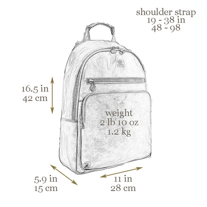 Leather Backpack - I, Claudius Backpack Time Resistance   