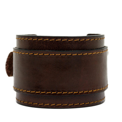 Double Strap Leather Bracelet for Men - The Moviegoer Accessories Time Resistance   