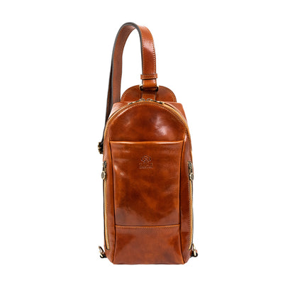 Leather Chest Bag Sling Bag - Murphy Accessories Time Resistance   