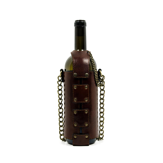 Leather Wine Tote - Saving Grapes Accessories Time Resistance   