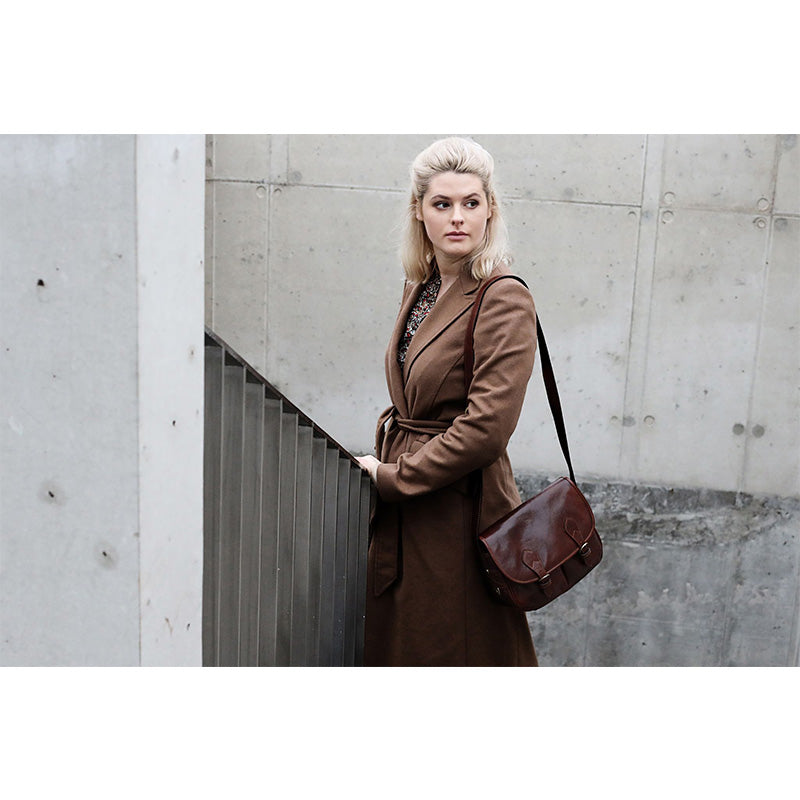 Leather Cross Body Bag - The Paris Wife For Women Time Resistance   