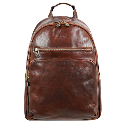 Leather Backpack - I, Claudius Backpack Time Resistance   