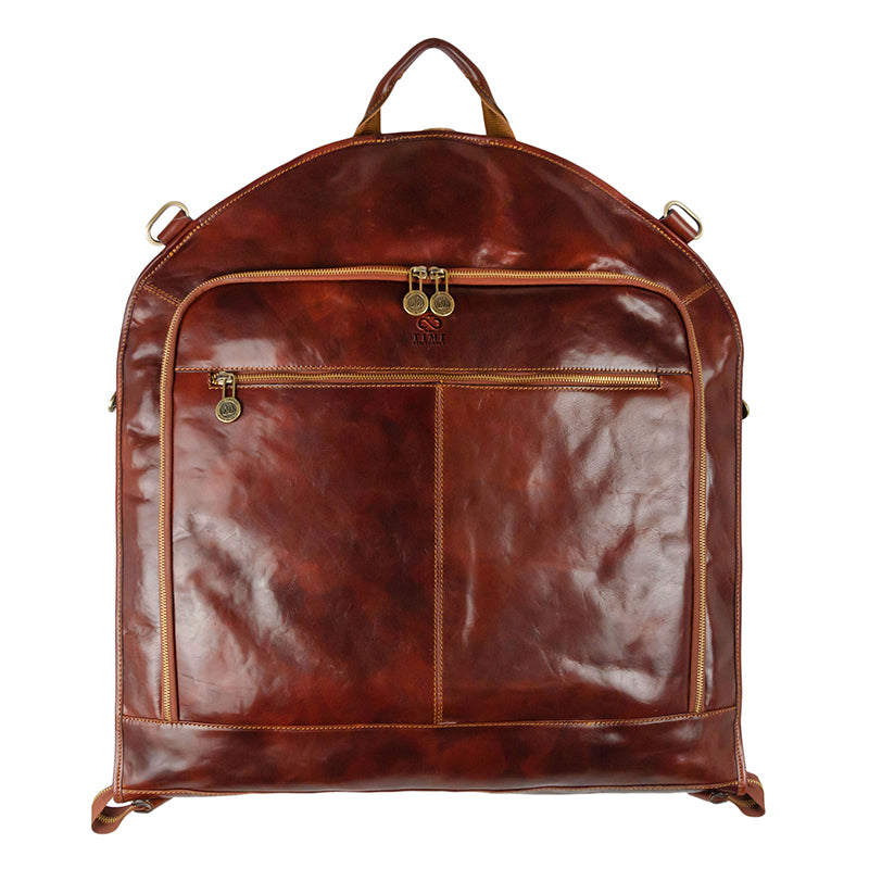 Leather Garment Bag - Travels with Charley Duffel Bag Time Resistance   