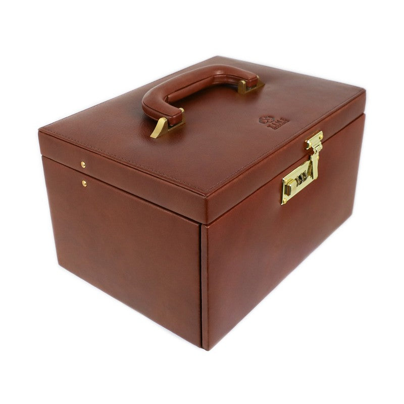 Large Leather Jewelry Box - The Portrait of a Lady Accessories Time Resistance   